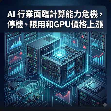 AI 行業面臨計算能力危機，停機、限用和GPU價格上漲