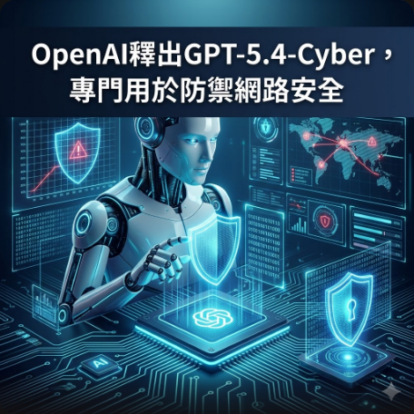 OpenAI釋出GPT-5.4-Cyber，專門用於防禦網路安全
