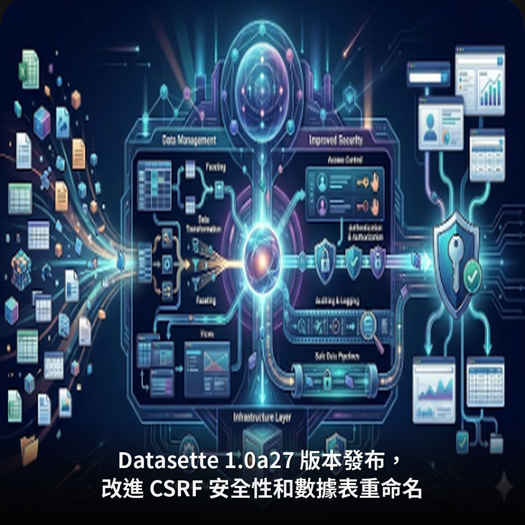 Datasette 1.0a27 版本發布，改進 CSRF 安全性和數據表重命名