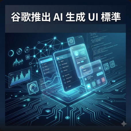 谷歌推出 AI 生成 UI 標準