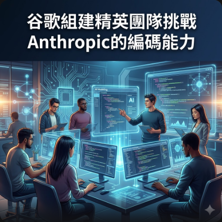 谷歌組建精英團隊挑戰Anthropic的編碼能力