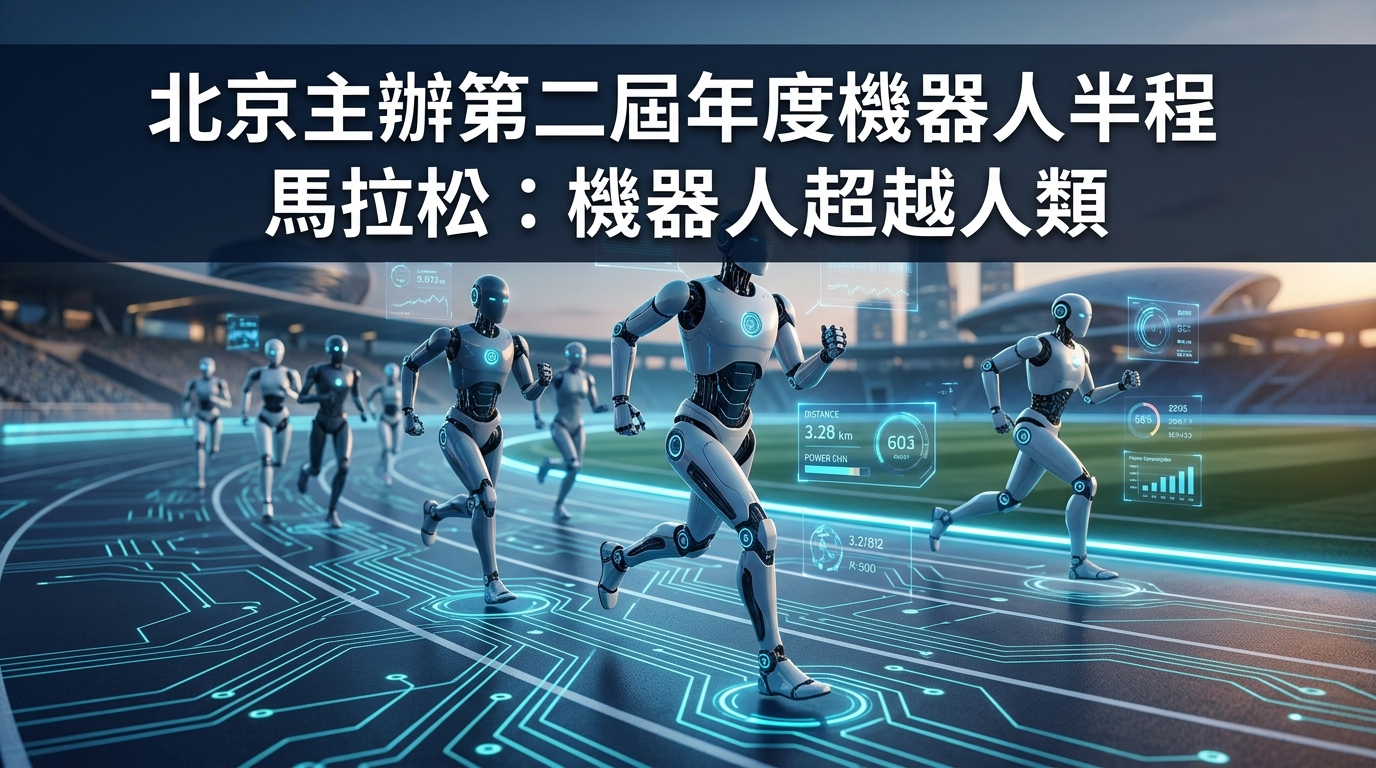 北京舉辦第二屆機器人半程馬拉松，機器人超越人類