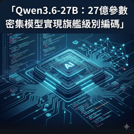 Qwen3.6-27B：27億參數密集模型實現旗艦級別編碼
