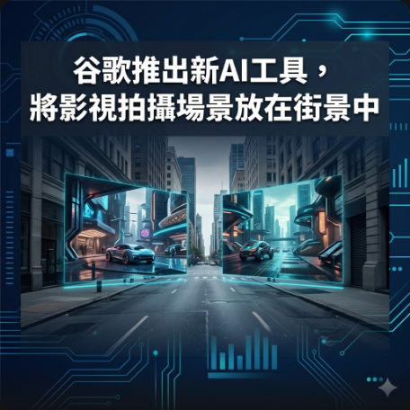 谷歌推出新AI工具，將影視拍攝場景放在街景中