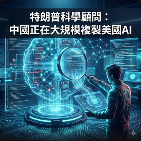 特朗普科學顧問：中國正在大規模複製美國AI