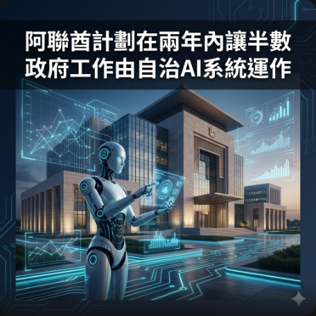阿聯酋計劃在兩年內讓半數政府工作由自治AI系統運作