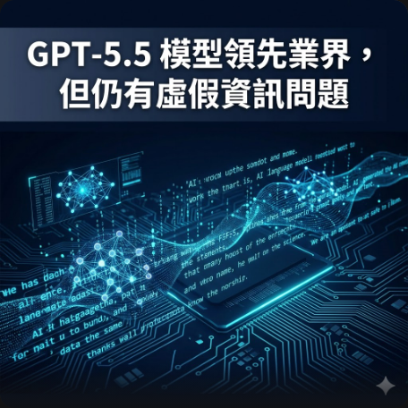 GPT-5.5 模型領先業界，但仍有虛假資訊問題