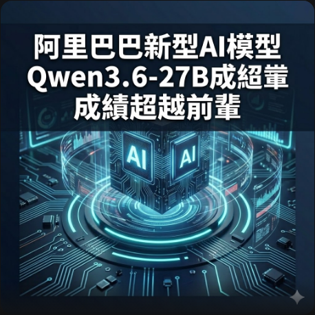阿里巴巴新型AI模型Qwen3.6-27B成績超越前輩