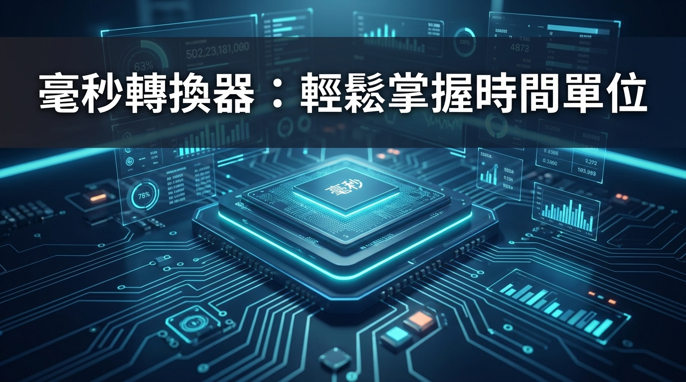 毫秒轉換工具：讓你輕鬆掌握時間單位