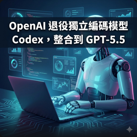 OpenAI 退役獨立編碼模型 Codex，整合到 GPT-5.5
