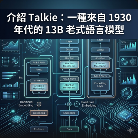 介紹 Talkie：一種來自 1930 年代的 13B 老式語言模型