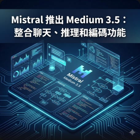 Mistral 推出 Medium 3.5：整合聊天、推理和編碼功能