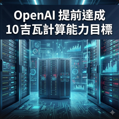 OpenAI 提前達成 10 吉瓦計算能力目標