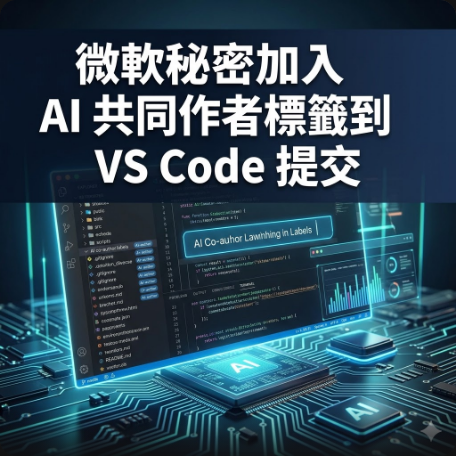微軟秘密加入 AI 共同作者標籤到 VS Code 提交