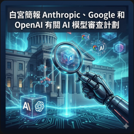 白宮簡報 Anthropic、Google 和 OpenAI 有關 AI 模型審查計劃
