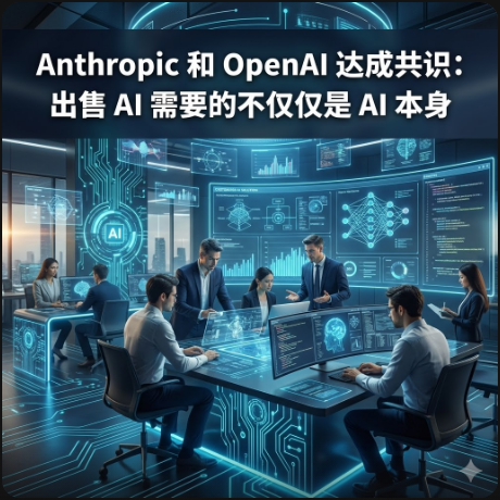 Anthropic 和 OpenAI 达成共识：出售 AI 需要的不仅仅是 AI 本身
