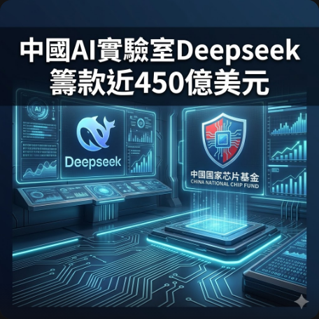 中國AI實驗室Deepseek籌款近450億美元