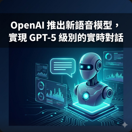 OpenAI 推出新語音模型，實現 GPT-5 級別的實時對話