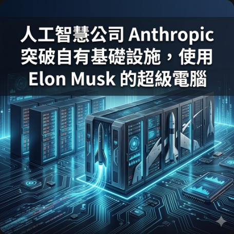 人工智慧公司 Anthropic 突破自有基礎設施，使用 Elon Musk 的超級電腦