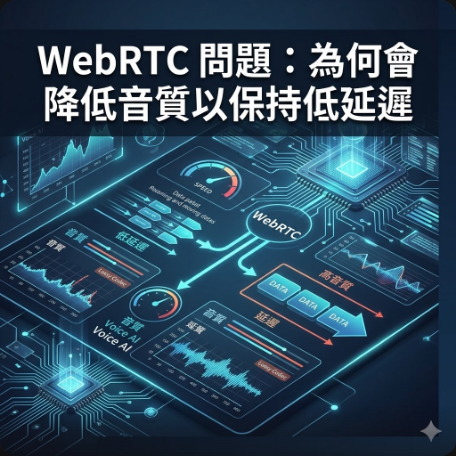 WebRTC 問題：為何會降低音質以保持低延遲