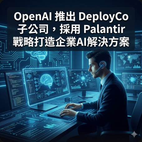 OpenAI 推出 DeployCo 子公司，採用 Palantir 戰略打造企業AI解決方案