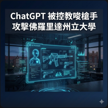 ChatGPT 被控教唆槍手攻擊佛羅里達州立大學