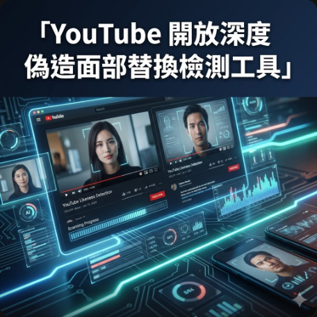 YouTube 開放深度偽造面部替換檢測工具