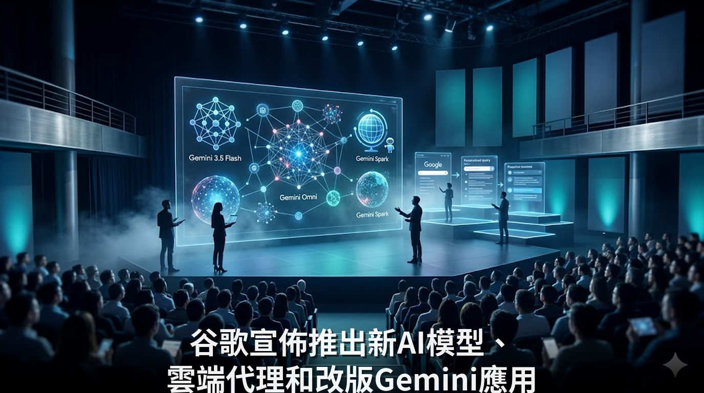 谷歌宣佈推出新AI模型、雲端代理和改版Gemini應用