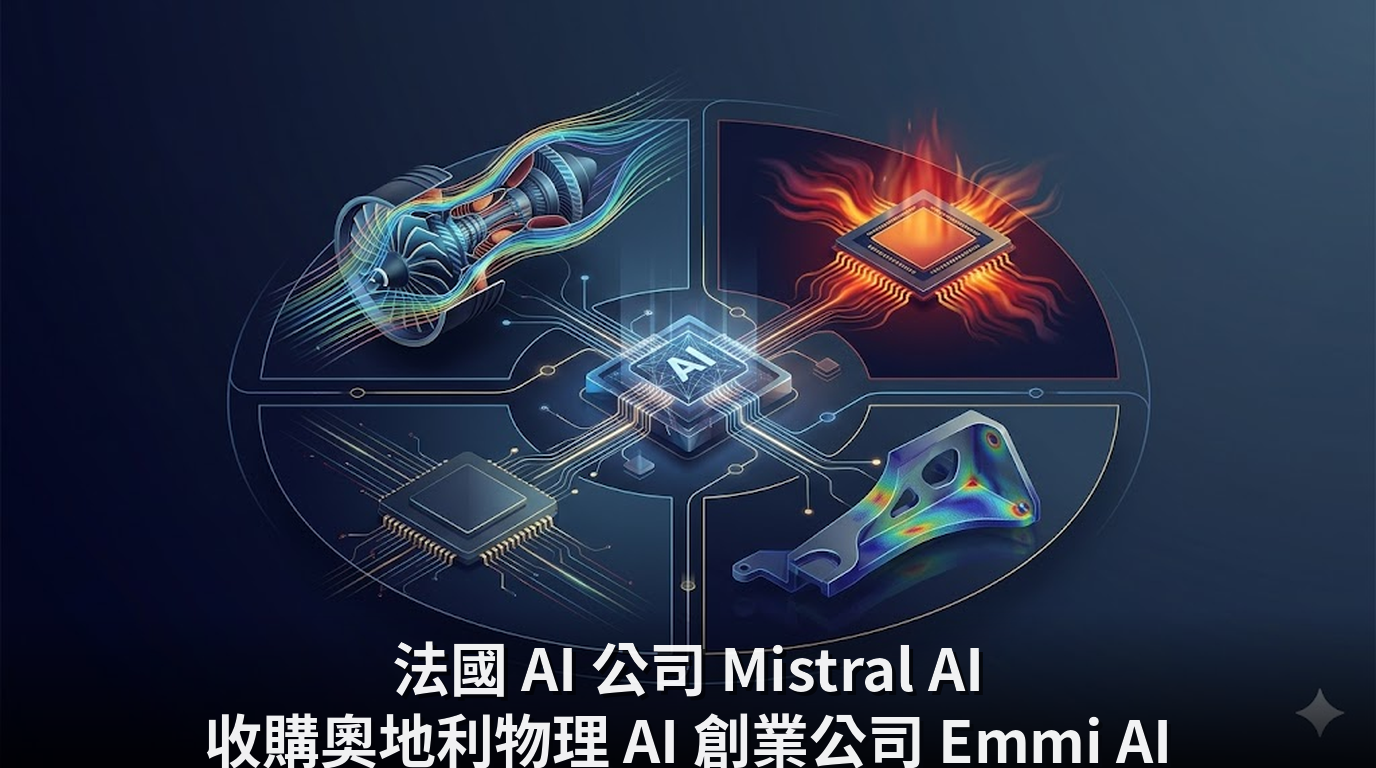 法國 AI 公司 Mistral AI 收購奧地利物理 AI 創業公司 Emmi AI