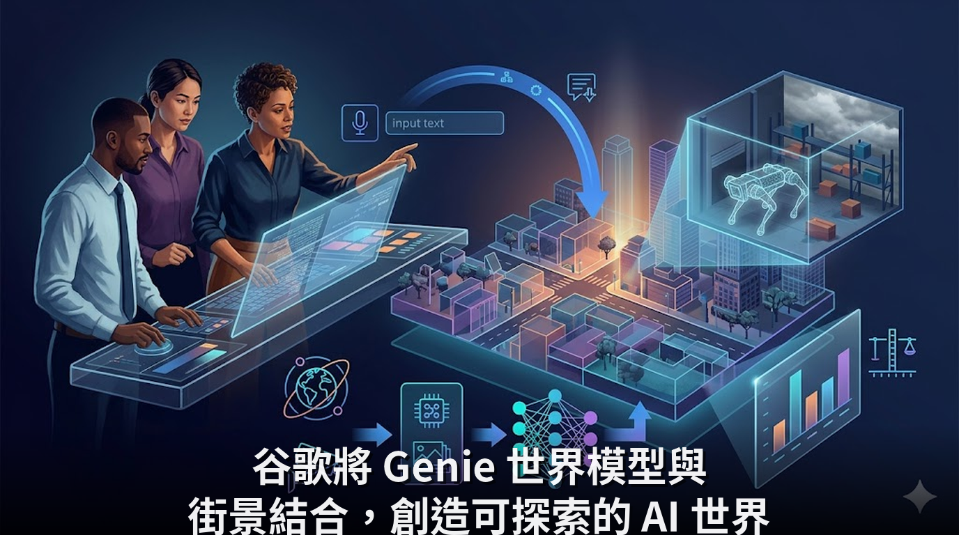 谷歌將 Genie 世界模型與街景結合，創造可探索的 AI 世界