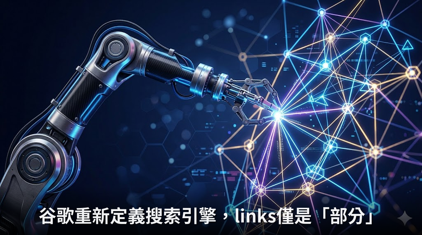 谷歌重新定義搜索引擎，links僅是「部分」