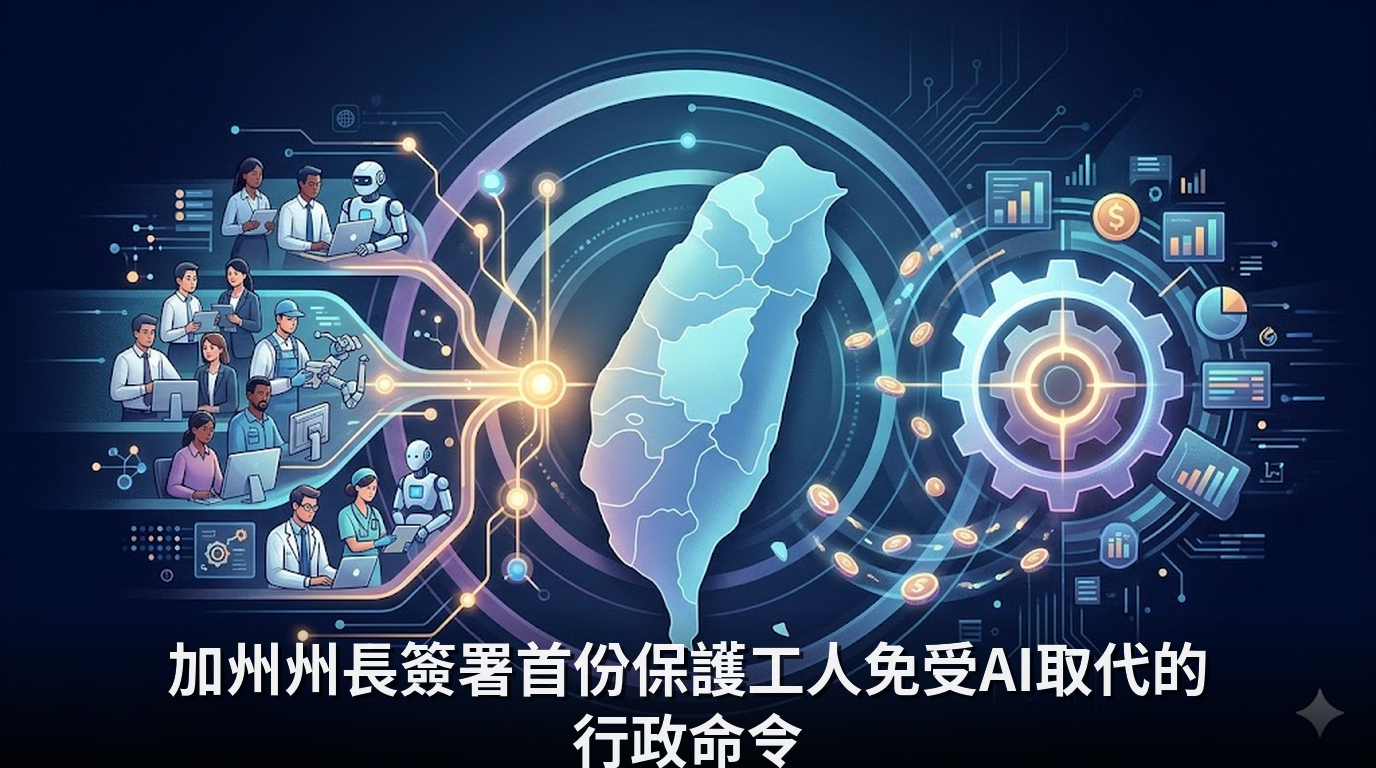 加州州長簽署首份保護工人免受AI取代的行政命令