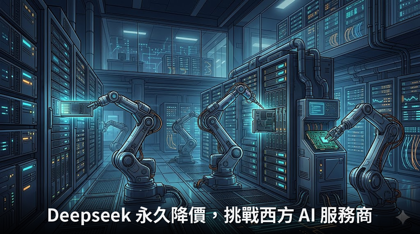 Deepseek 永久降價，挑戰西方 AI 服務商
