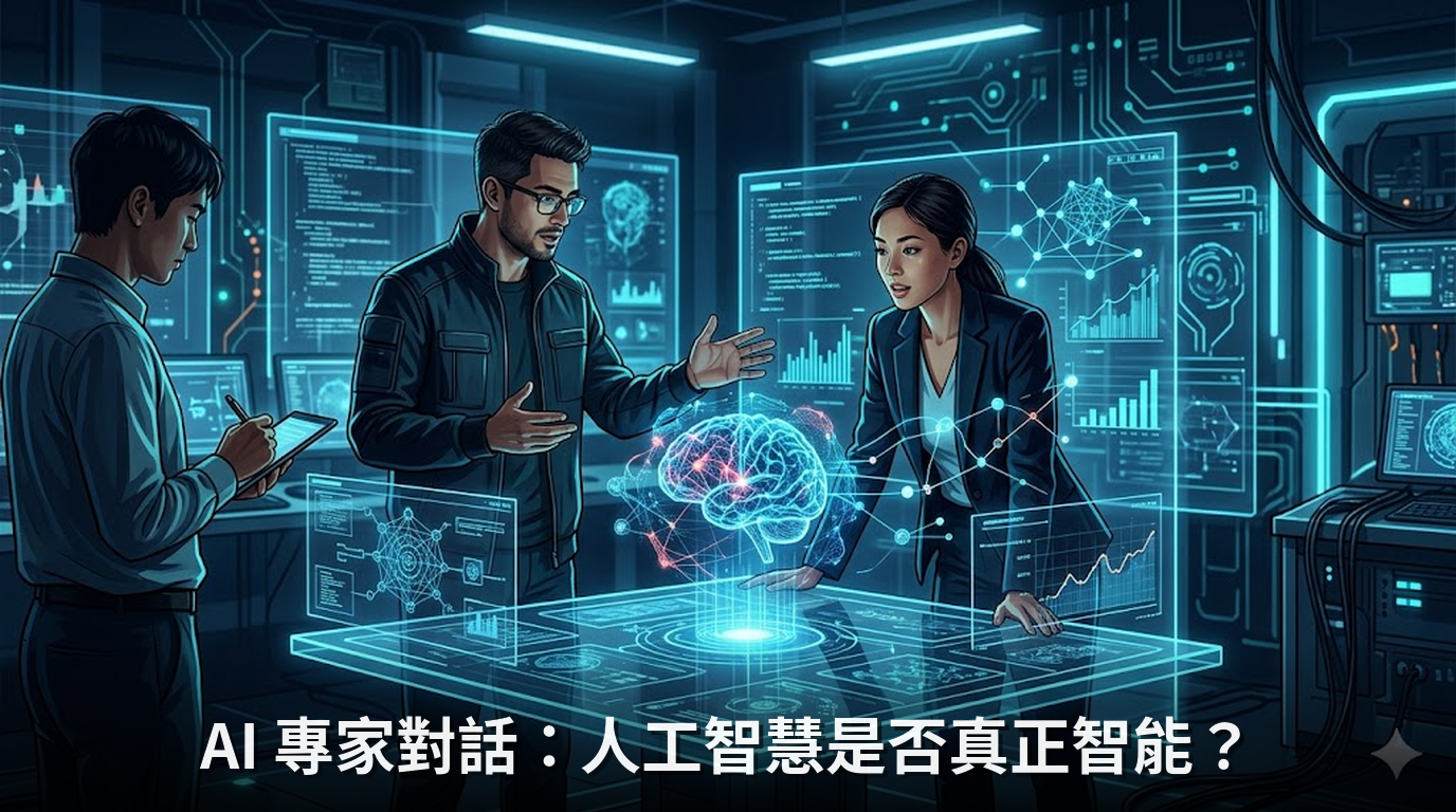 AI 專家對話：人工智慧是否真正智能？