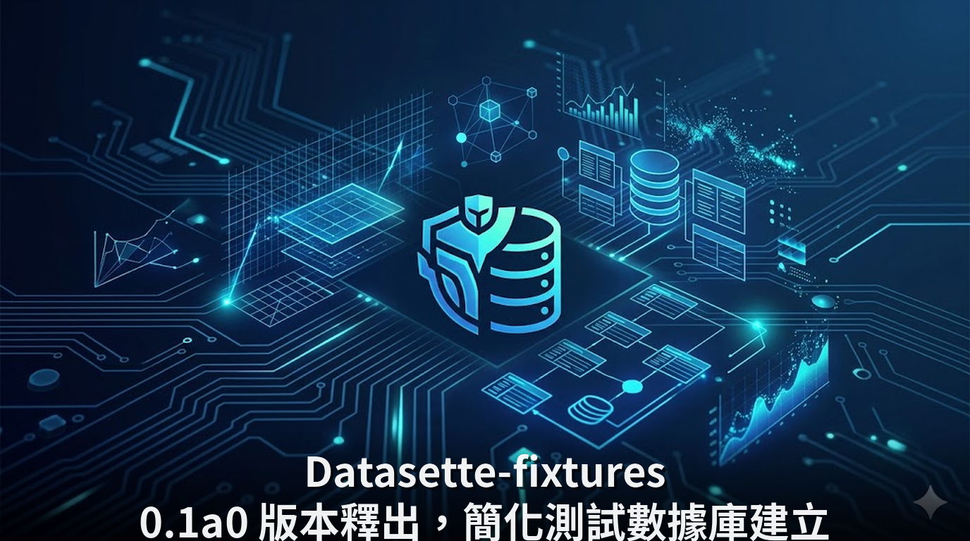 Datasette-fixtures 0.1a0 版本釋出，簡化測試數據庫建立