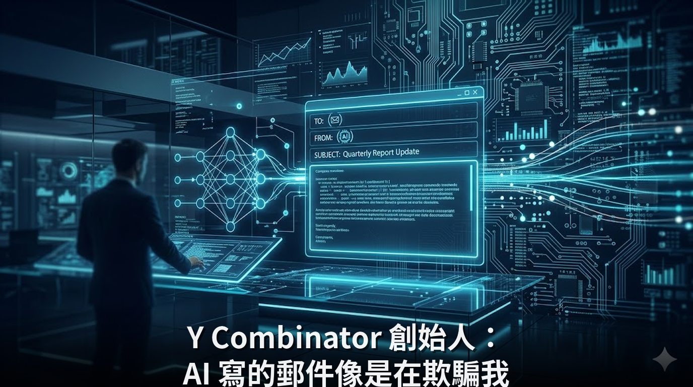 Y Combinator 創始人：AI 寫的郵件像是在欺騙我