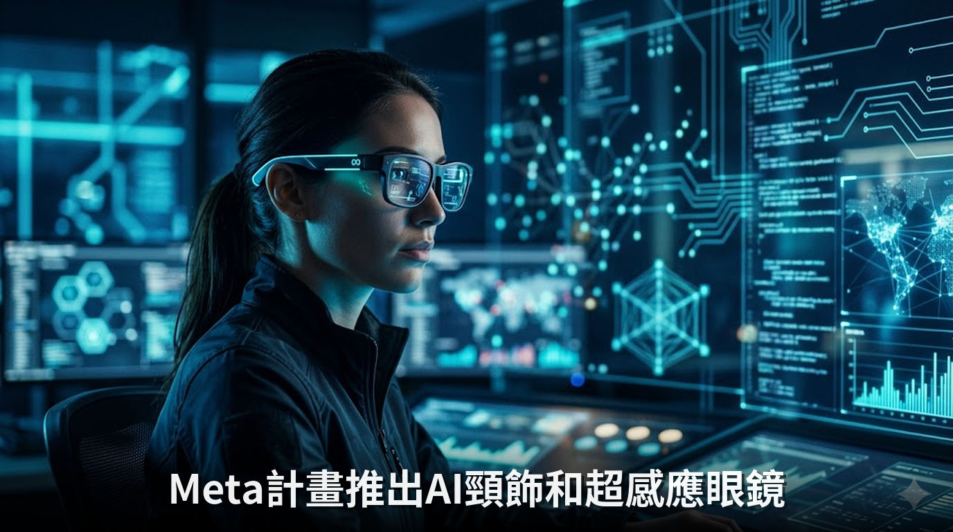 Meta計畫推出AI頸飾和超感應眼鏡