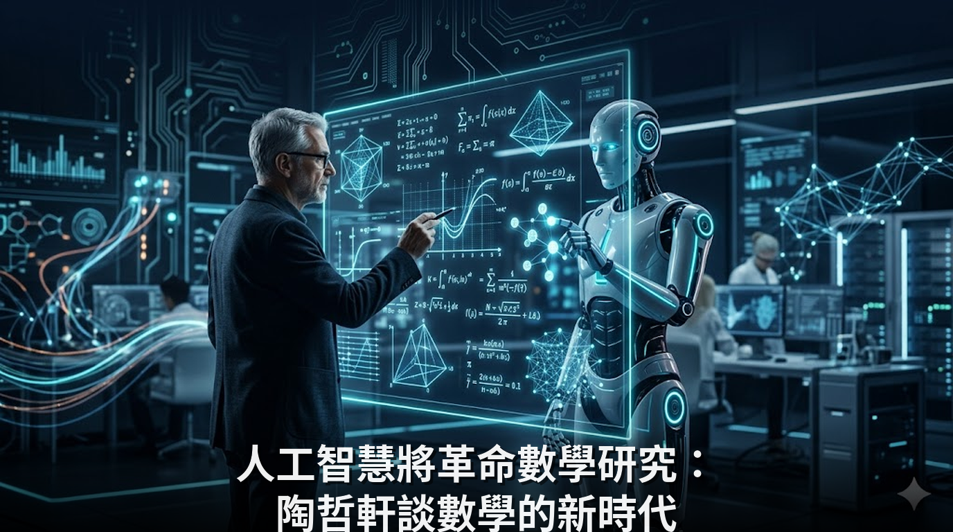 人工智慧將革命數學研究：陶哲軒談數學的新時代