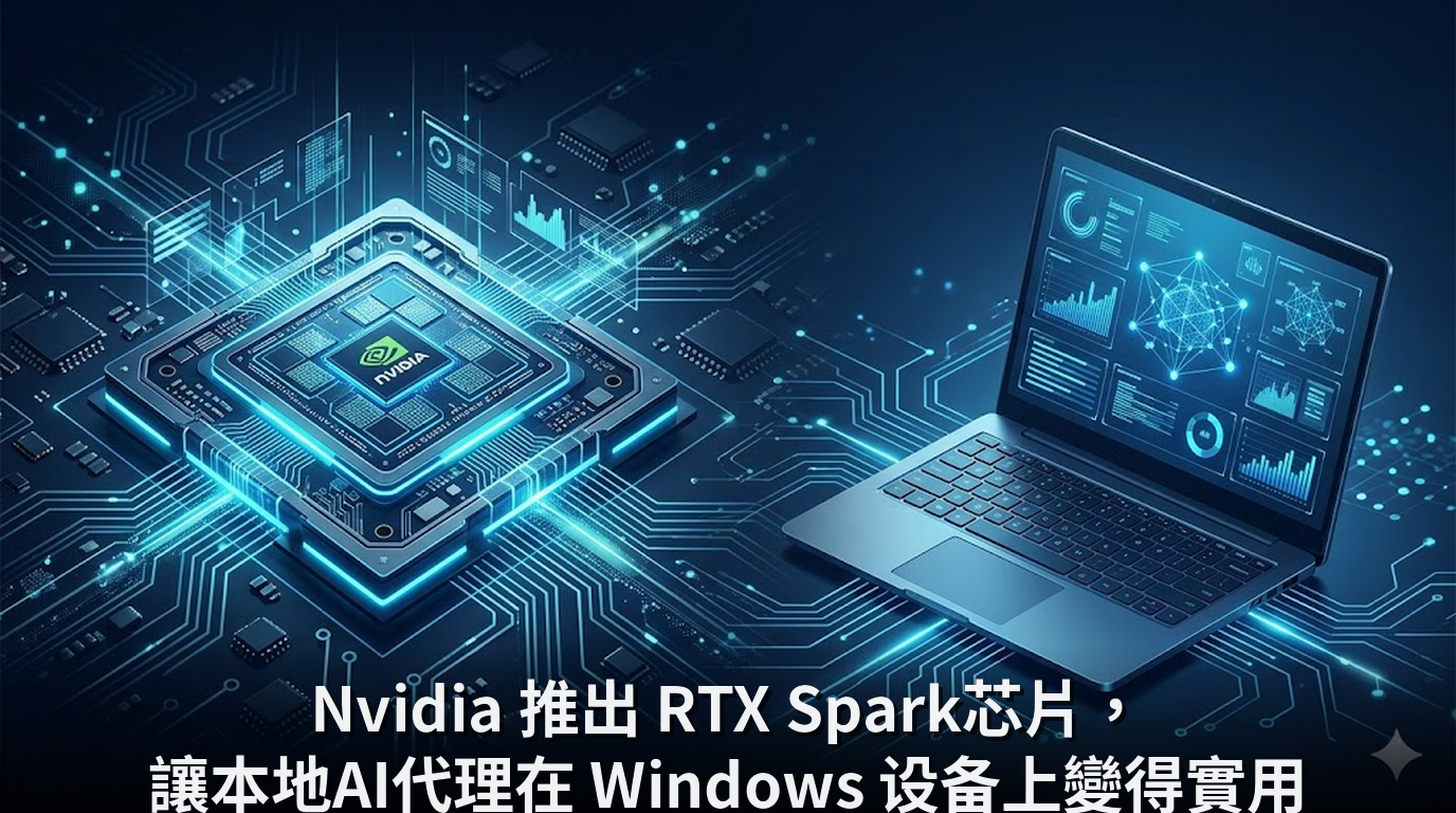 Nvidia 推出 RTX Spark芯片，讓本地AI代理在 Windows 设备上變得實用