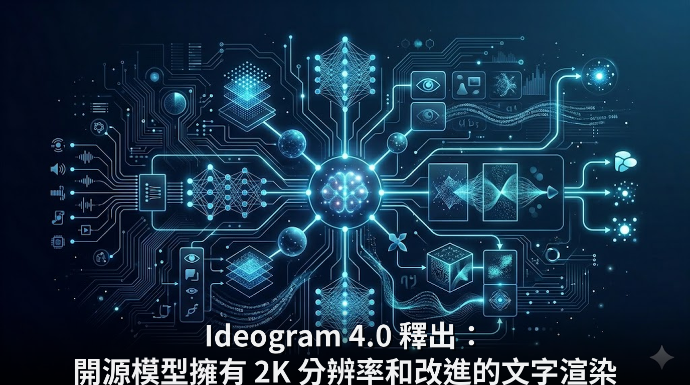 Ideogram 4.0 釋出：開源模型擁有 2K 分辨率和改進的文字渲染