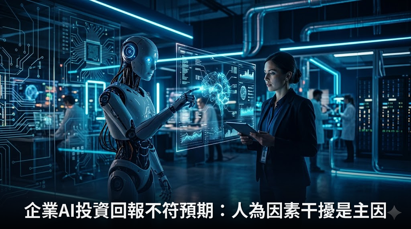 企業AI投資回報不符預期：人為因素干擾是主因