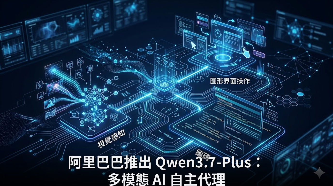 阿里巴巴推出 Qwen3.7-Plus：多模態 AI 自主代理