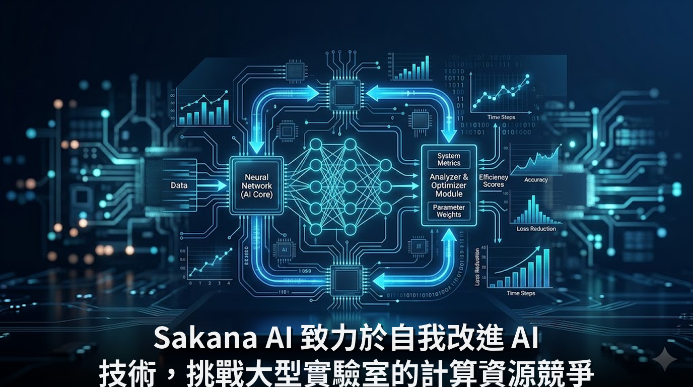 Sakana AI 致力於自我改進 AI 技術，挑戰大型實驗室的計算資源競爭