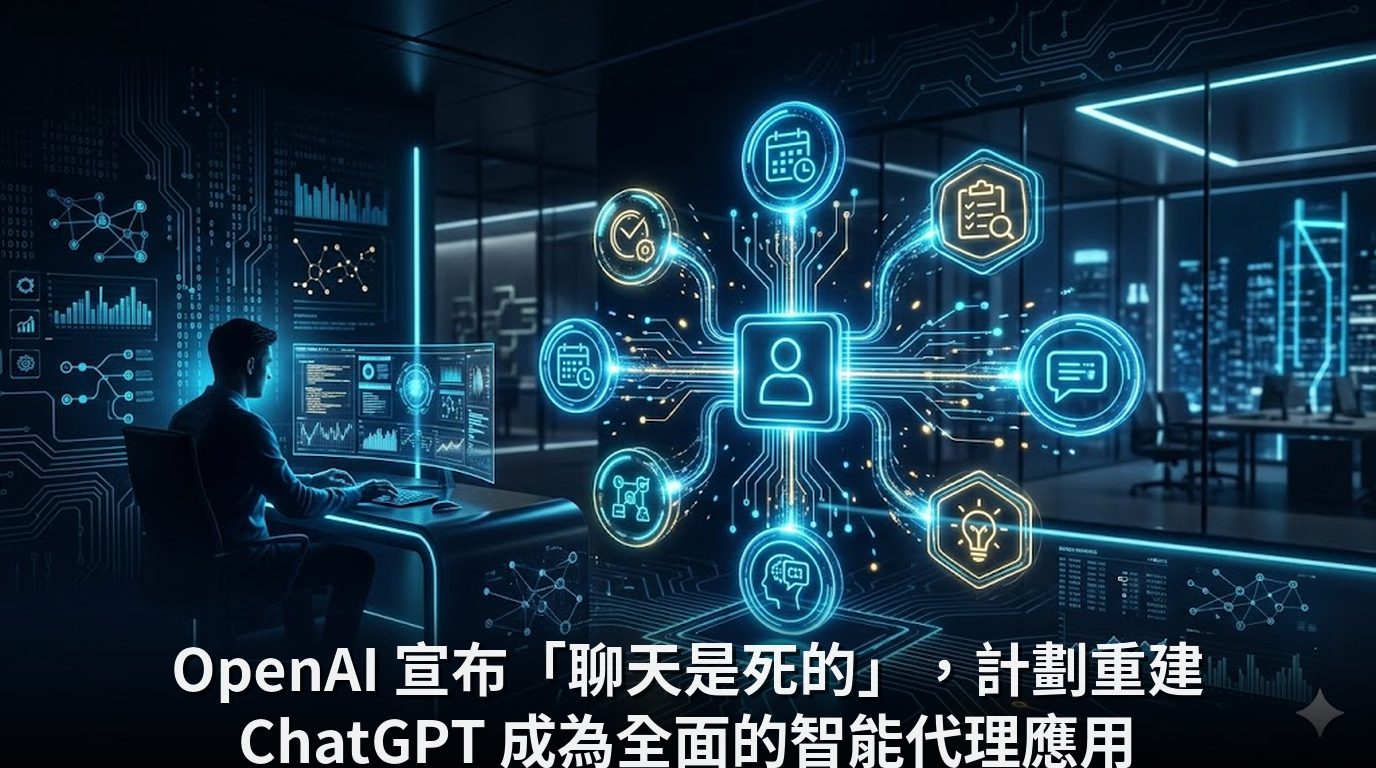 OpenAI 宣布「聊天是死的」，計劃重建 ChatGPT 成為全面的智能代理應用