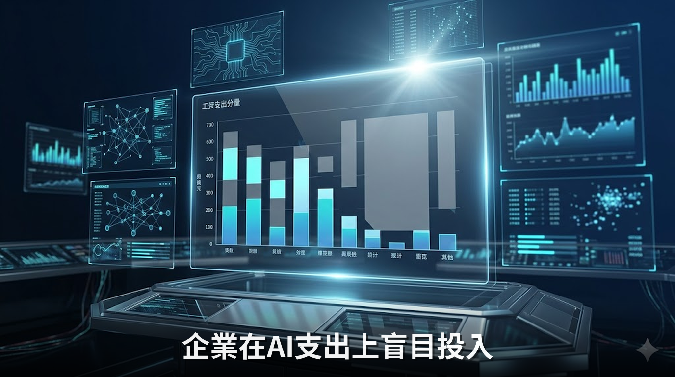 企業在AI支出上盲目投入