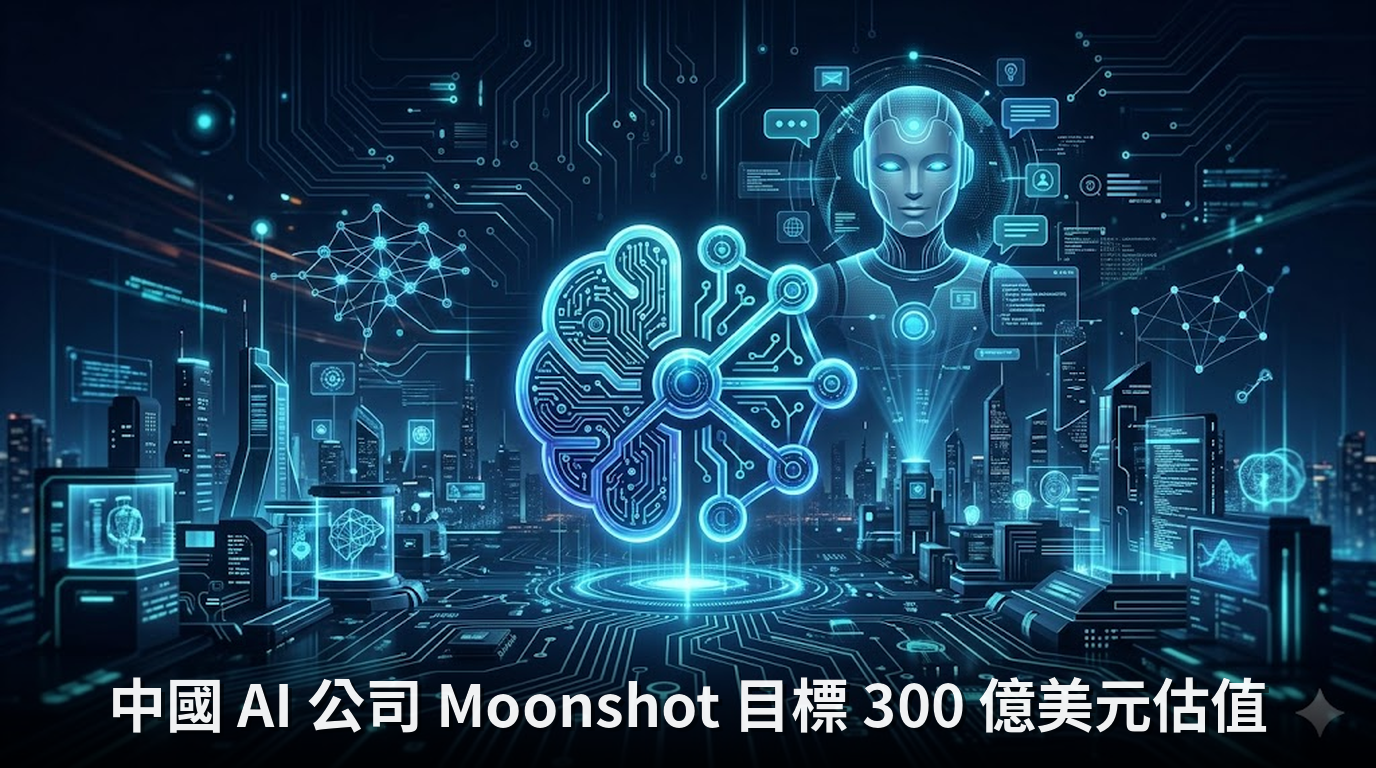 中國 AI 公司 Moonshot 目標 300 億美元估值
