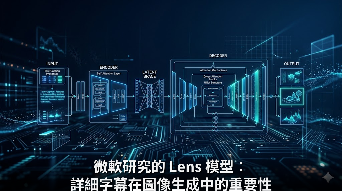 微軟研究的 Lens 模型：詳細字幕在圖像生成中的重要性