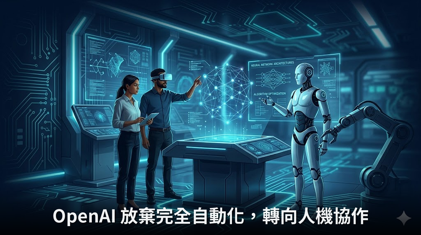 OpenAI 放棄完全自動化，轉向人機協作