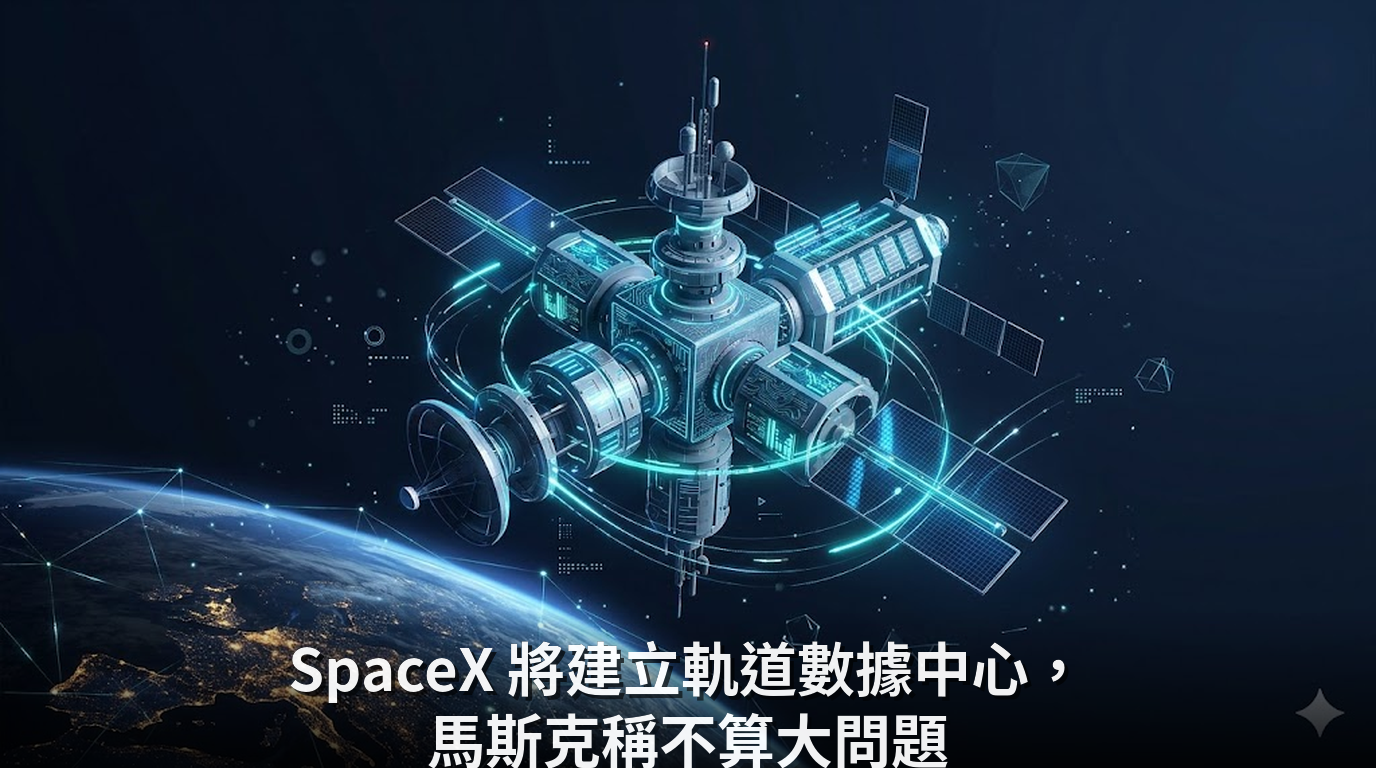 SpaceX 將建立軌道數據中心，馬斯克稱不算大問題