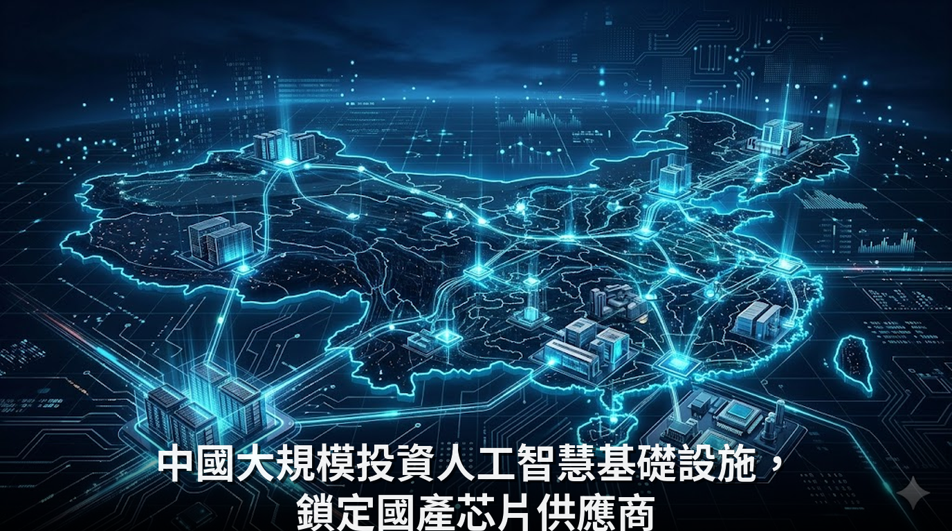 中國大規模投資人工智慧基礎設施，鎖定國產芯片供應商